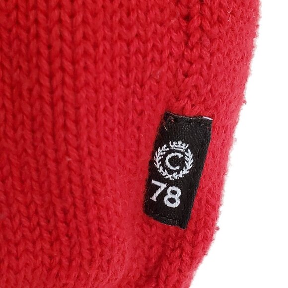 CHAPS Fair Isle Sweater Jumper Men's L 1/4 Zip Knit Snowflakes Winter Ski Nordic - Picture 8 of 13